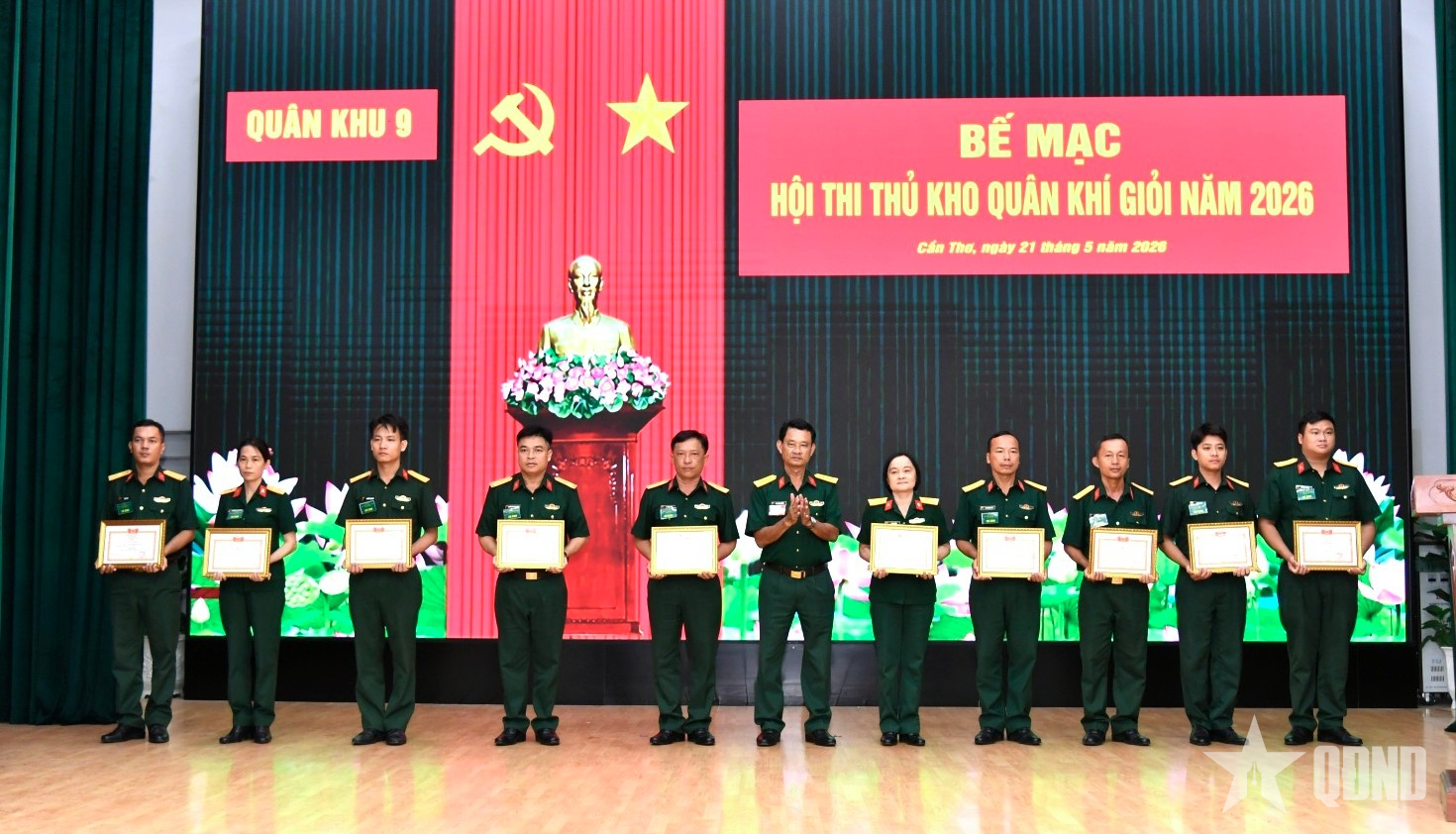 Quân khu 9: Bế mạc hội thi thủ kho quân khí giỏi